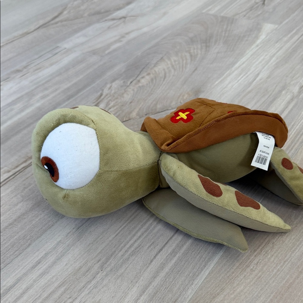 Disney Stuffed Turtle Toy - Green and Brown